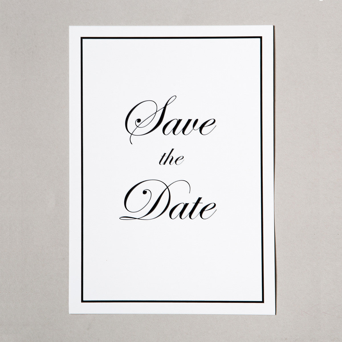 Classic Save the Date till bröllop