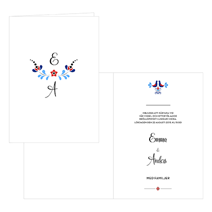 Kurbitz bröllopsprogram