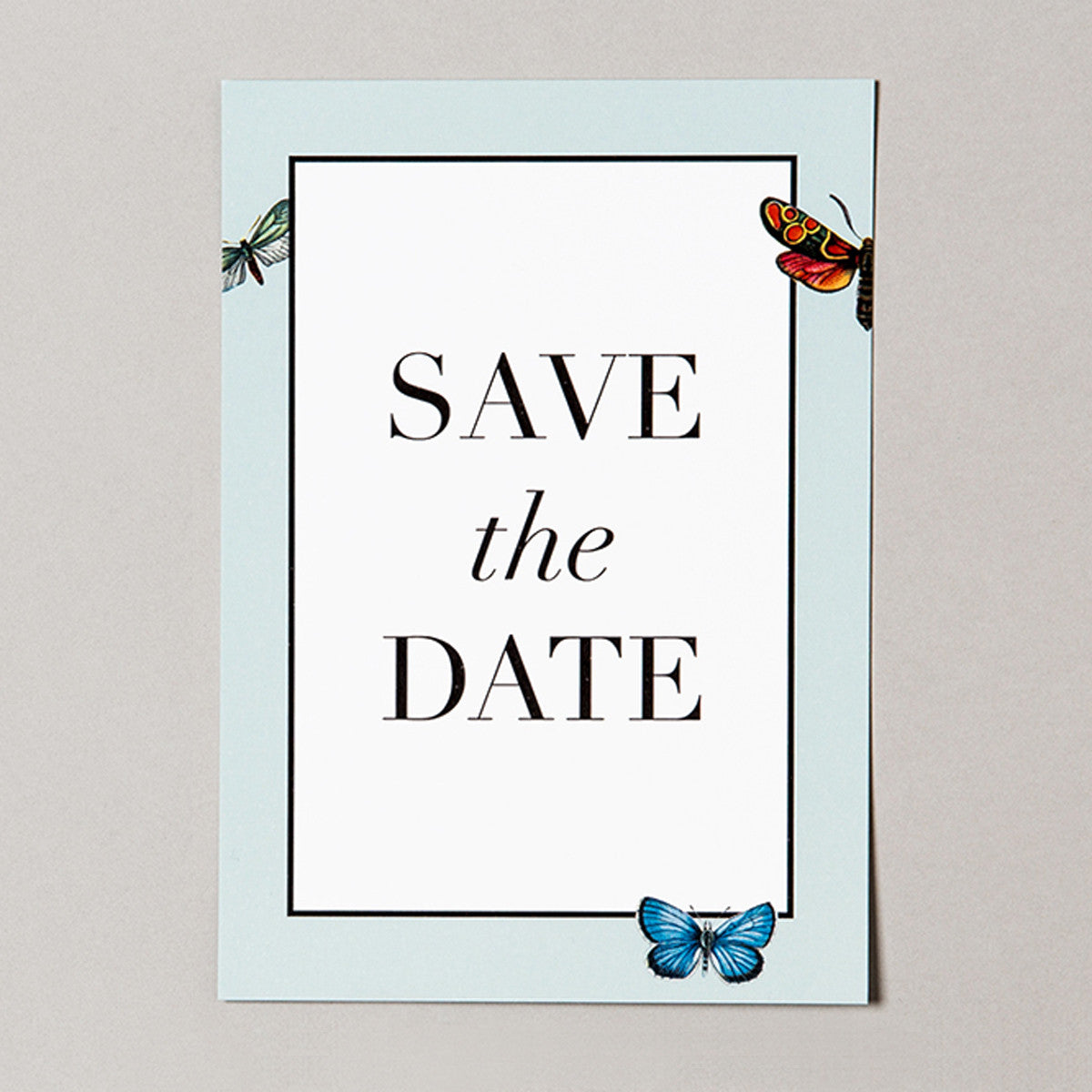 Butterfly Save the Date till Bröllop